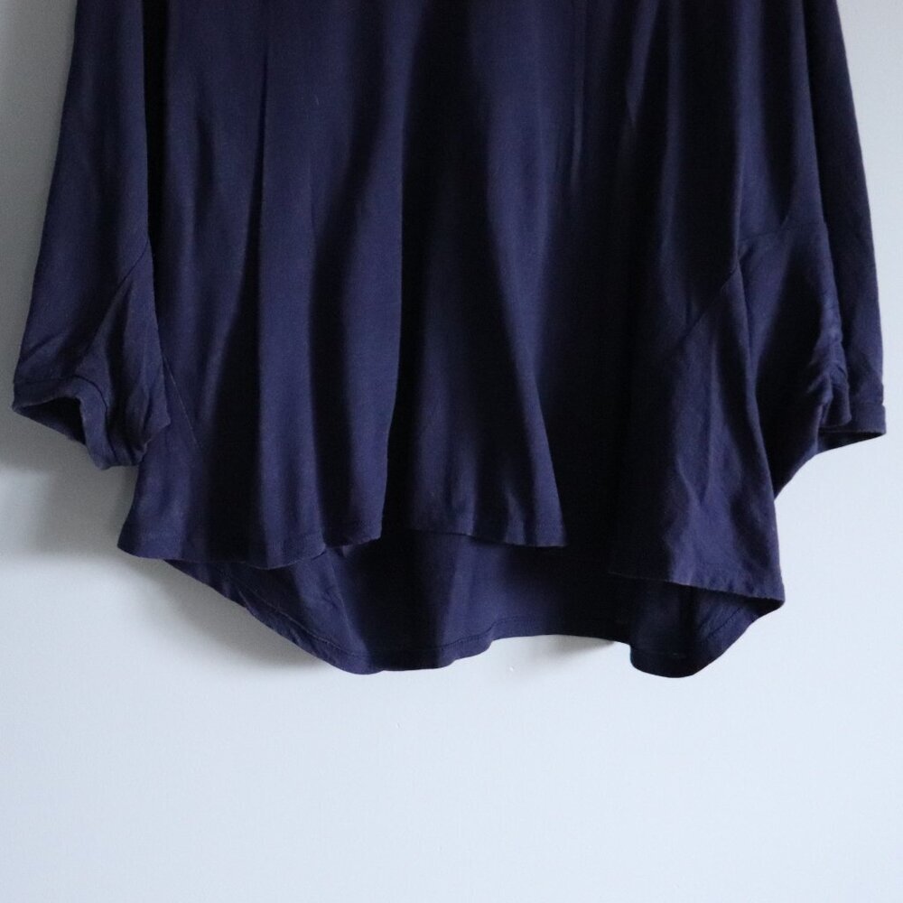 Aerie Women's Blue XS Slouchy‎ Oversized Lightweight Cotton Relaxed T-Shirt Top - Picture 8 of 12